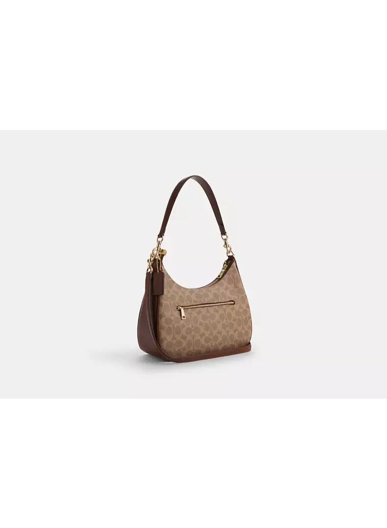 coachoutlet Teri Hobo Bag in Signature Canvas – Versatile Shoulder & Crossbody Bag - Image 3